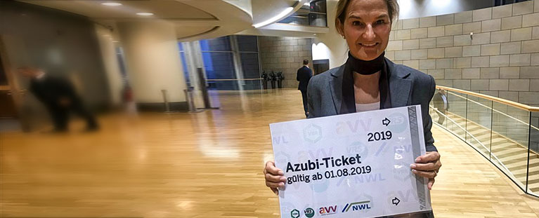 Das NRW Azubi-Ticket mitPeill für Auszubildende